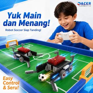MRT Soccer 3 Stadium Set: Media Edukasi Kompetitif Berbasis STEM - FREE 2 Sesi Kelas Online/ Offline (Khusus Surabaya) Dijamin Bisa Rakit Robot