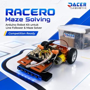 RACERO Maze Solving: Solusi Robotika Kompetitif Berbasis Arduino untuk Inovator Muda - FREE 2 Sesi Kelas Online/ Offline (Khusus Surabaya) Dijamin Bisa Rakit Robot