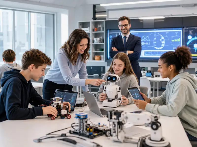 Lab AI Robotik Sekolah