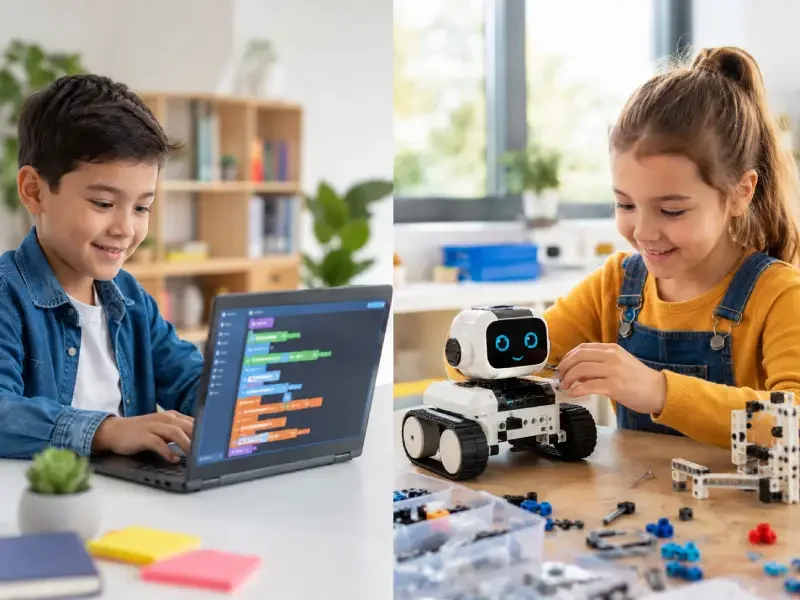 coding vs robotik