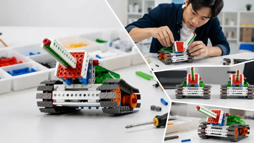 cara membuat robot bergerak sederhana
