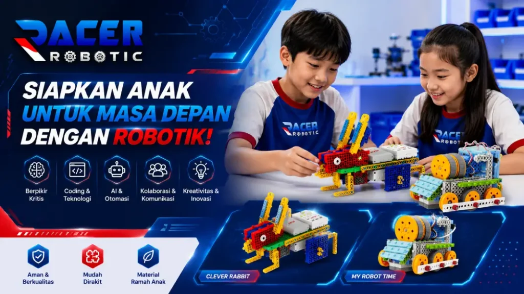Poster Robotik untuk Persiapan Masa Depan Anak