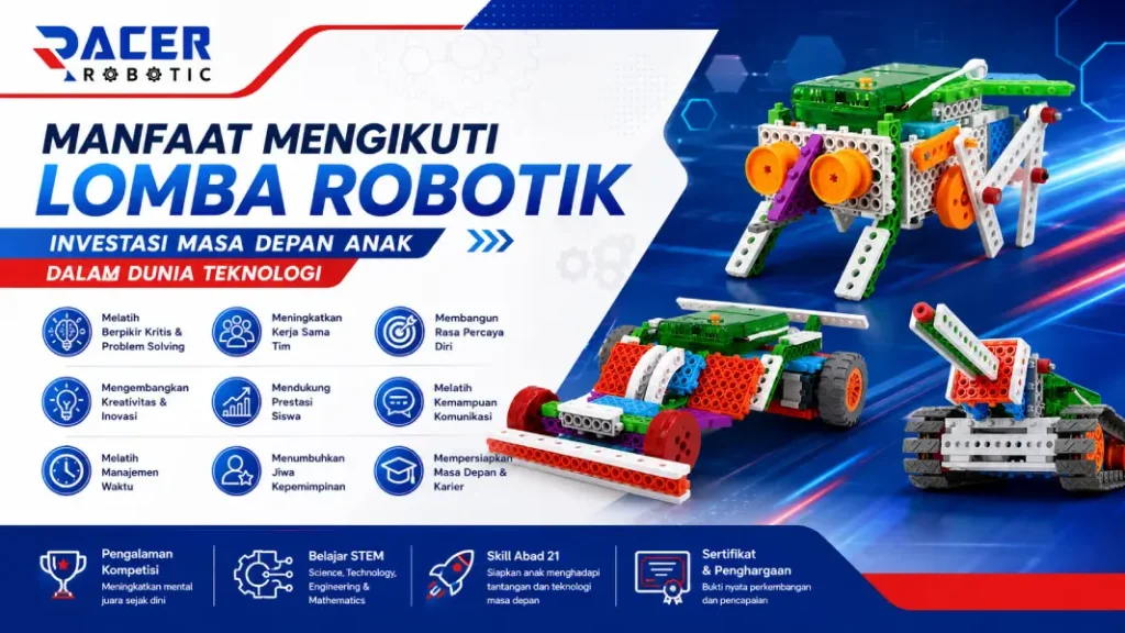 poster manfaat mengikuti lomba robotik