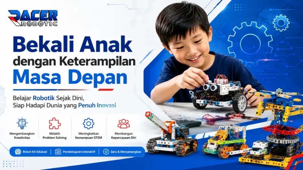 Poster mengapa anak perlu belajar robotik