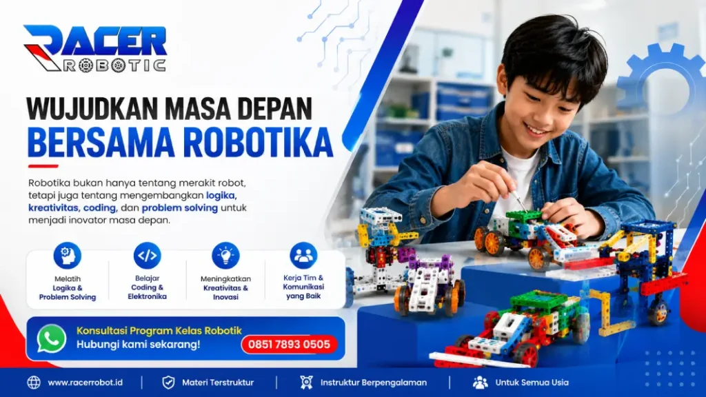 Poster peluang karir di bidang robotik