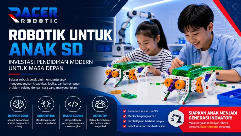 poster robotik untuk anak SD