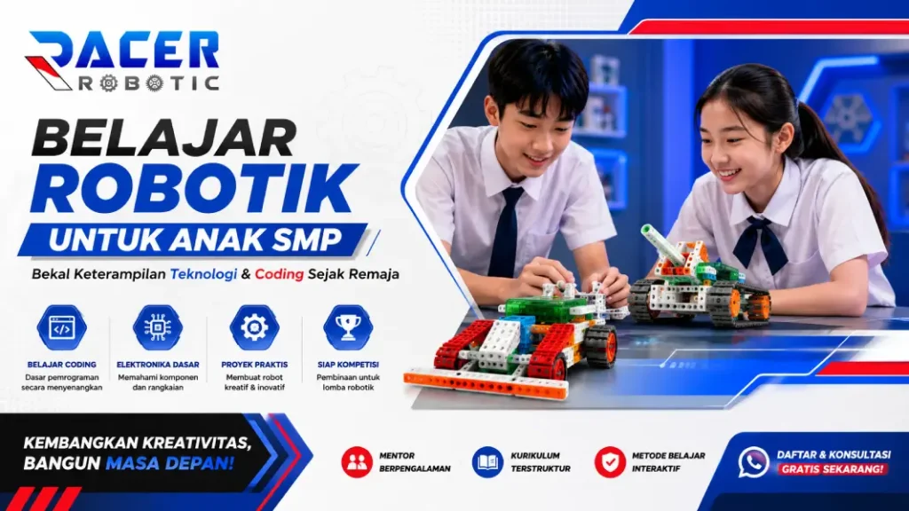 poster robotik untuk anak SMP