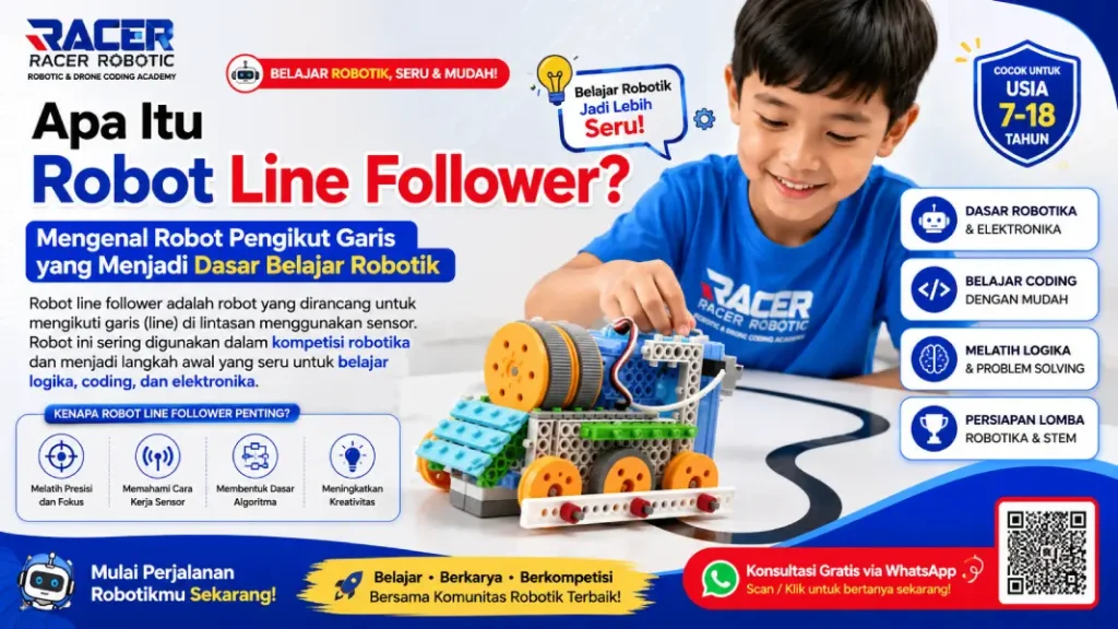 Poster apa itu robot line follower