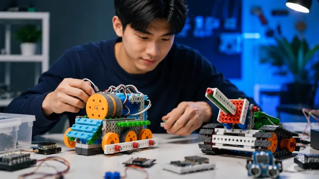 mikrokontroler robot pintar